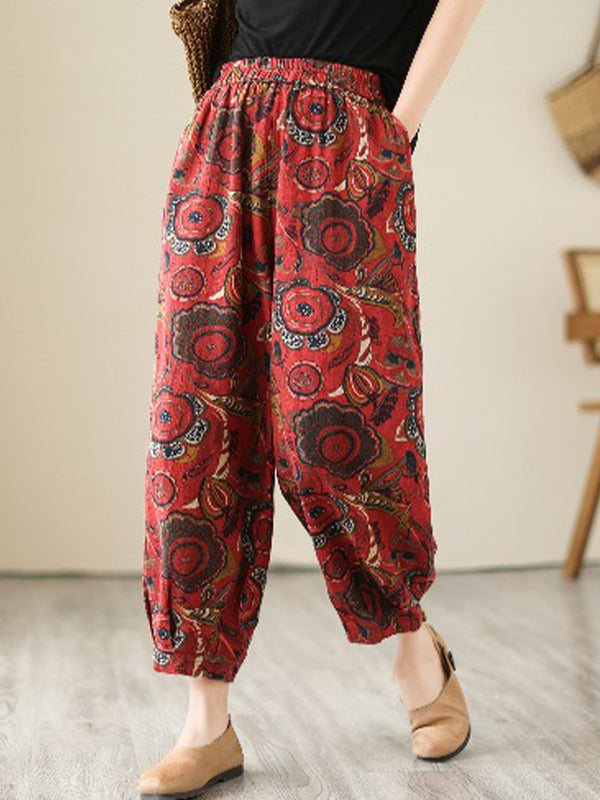 Vintage printed pant