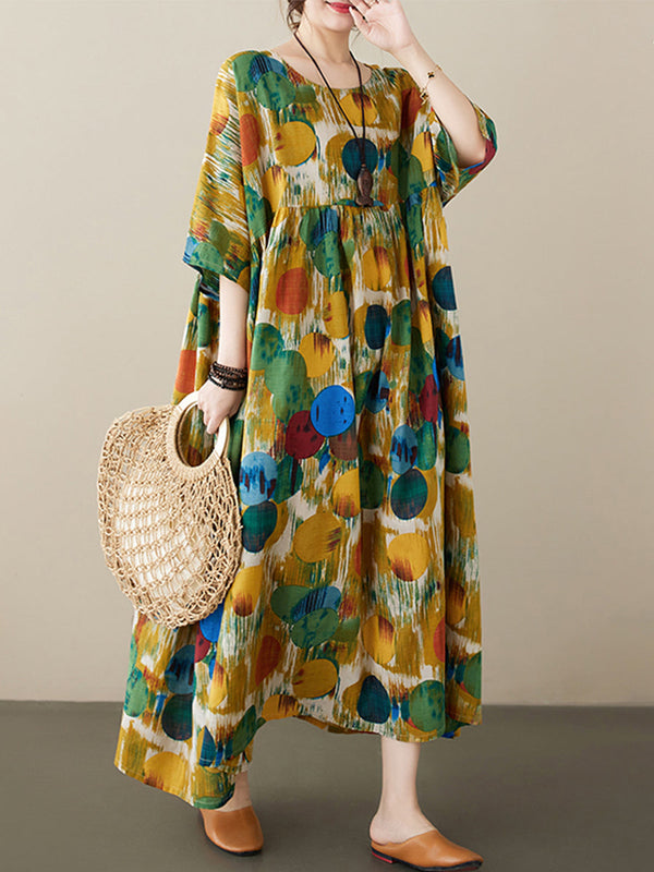 Enlarged Bohemian style dress