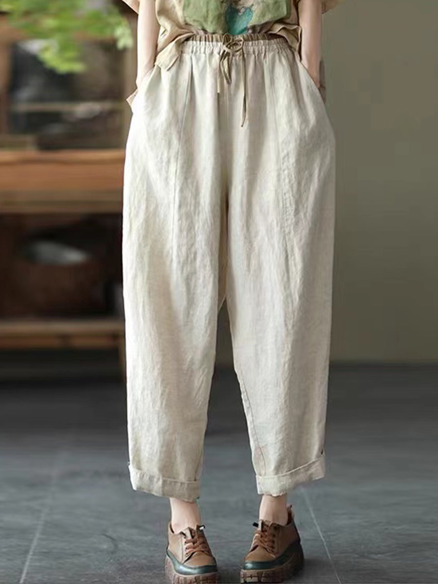 Vintage cotton oversized pants