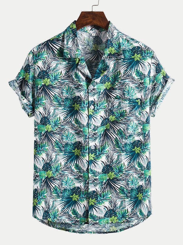 Camicia da uomo a maniche corte per le vacanze