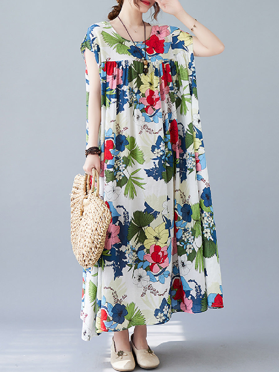 Floral Loose Casual Dress