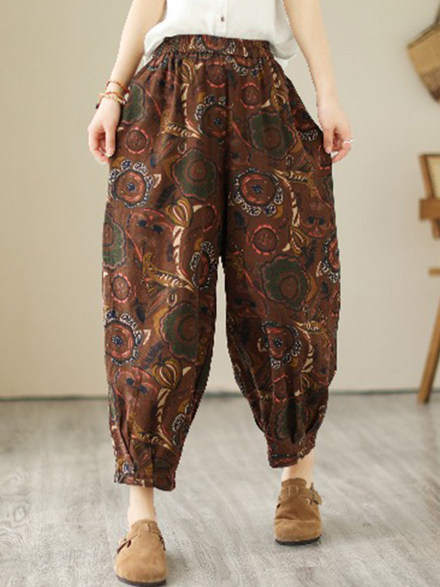 Vintage printed pant