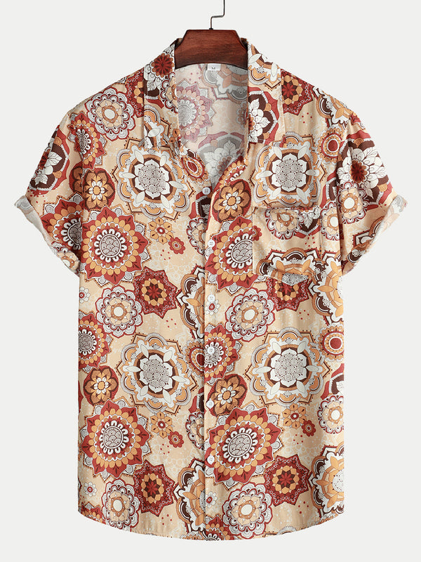 Men's Fragmented Beach short sleeve shirt