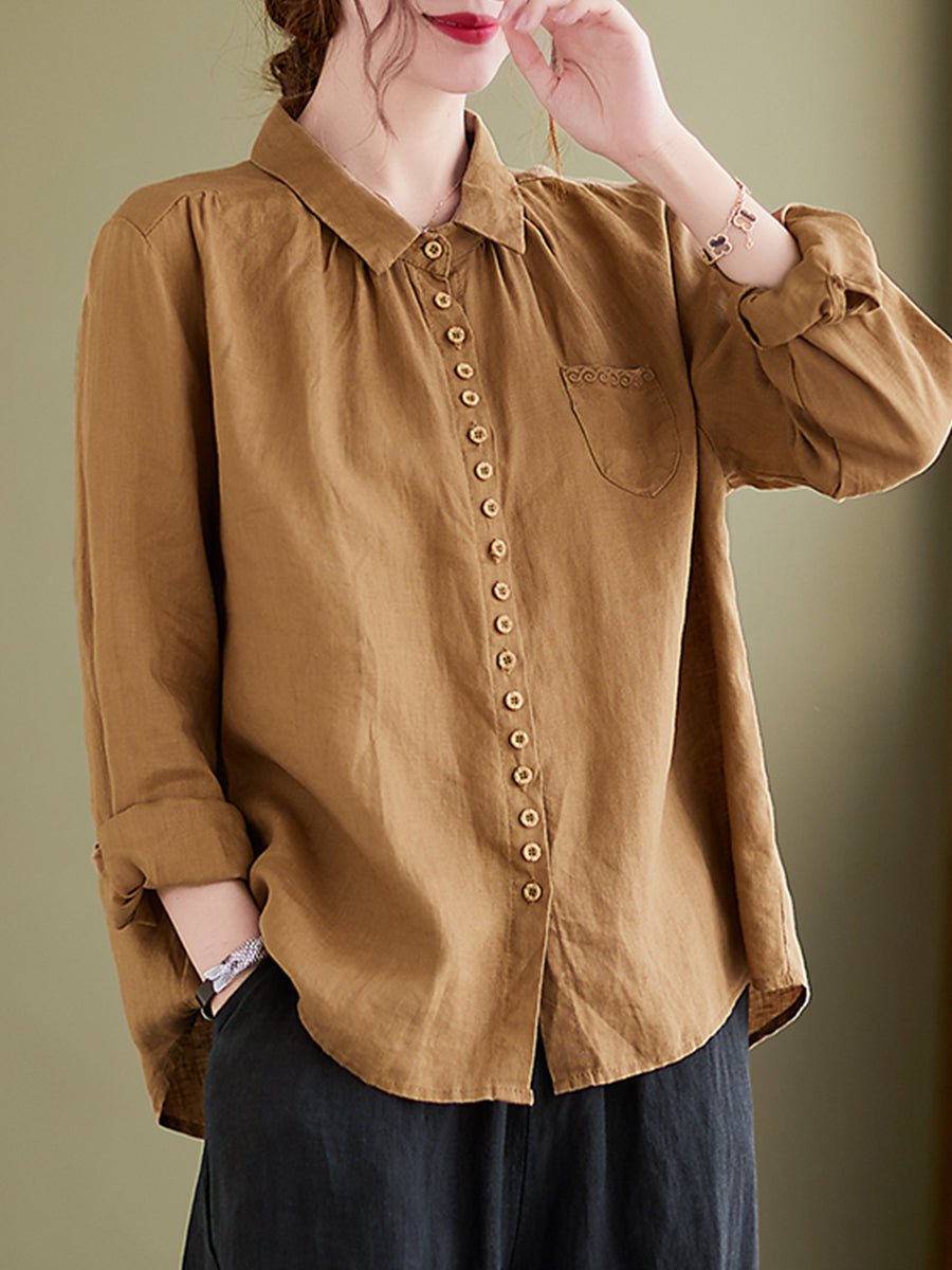 Single pocket casual shirt