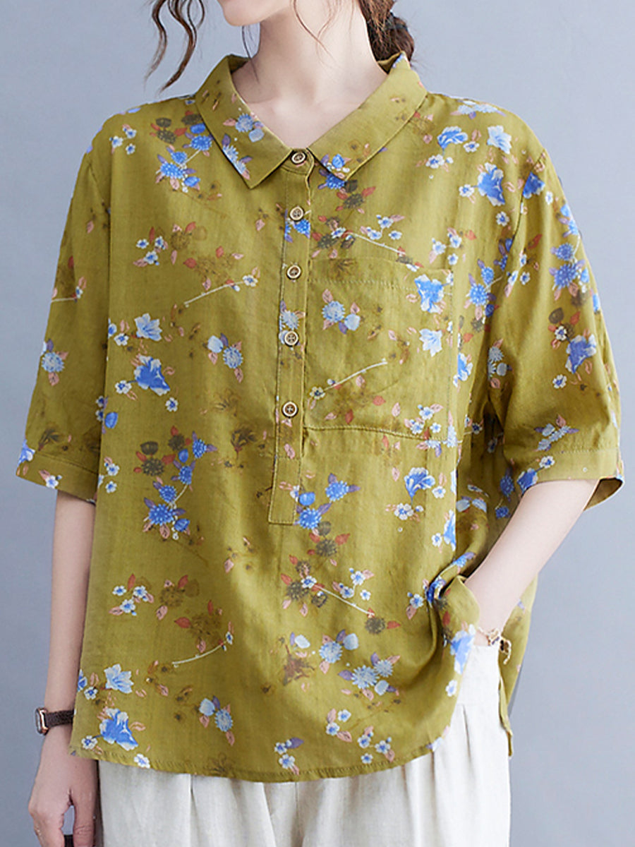 Floral oversized top