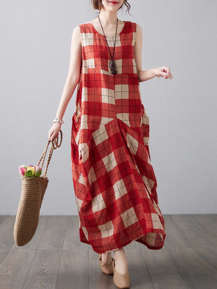 Ethnic Style Sleeveless Dress