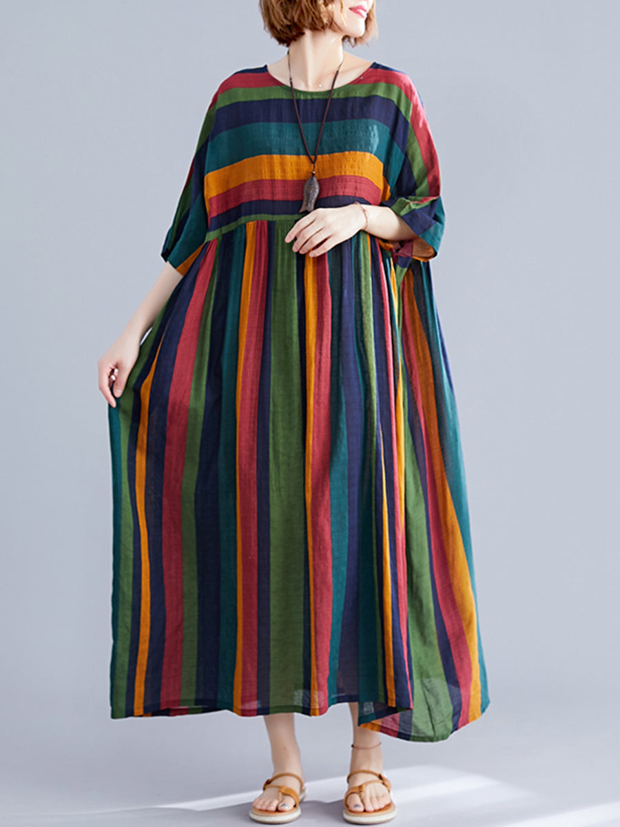 Summer oversized striped Dress