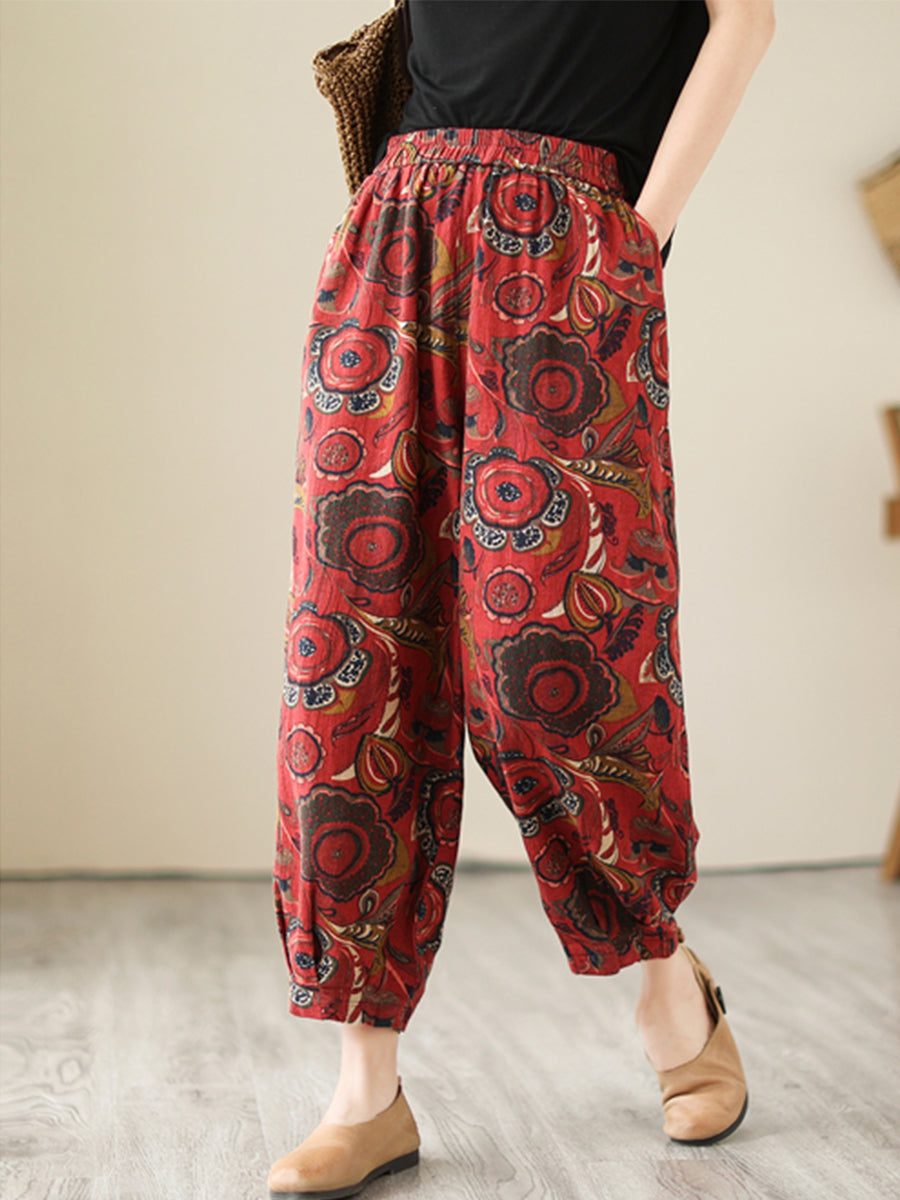 Vintage printed pant