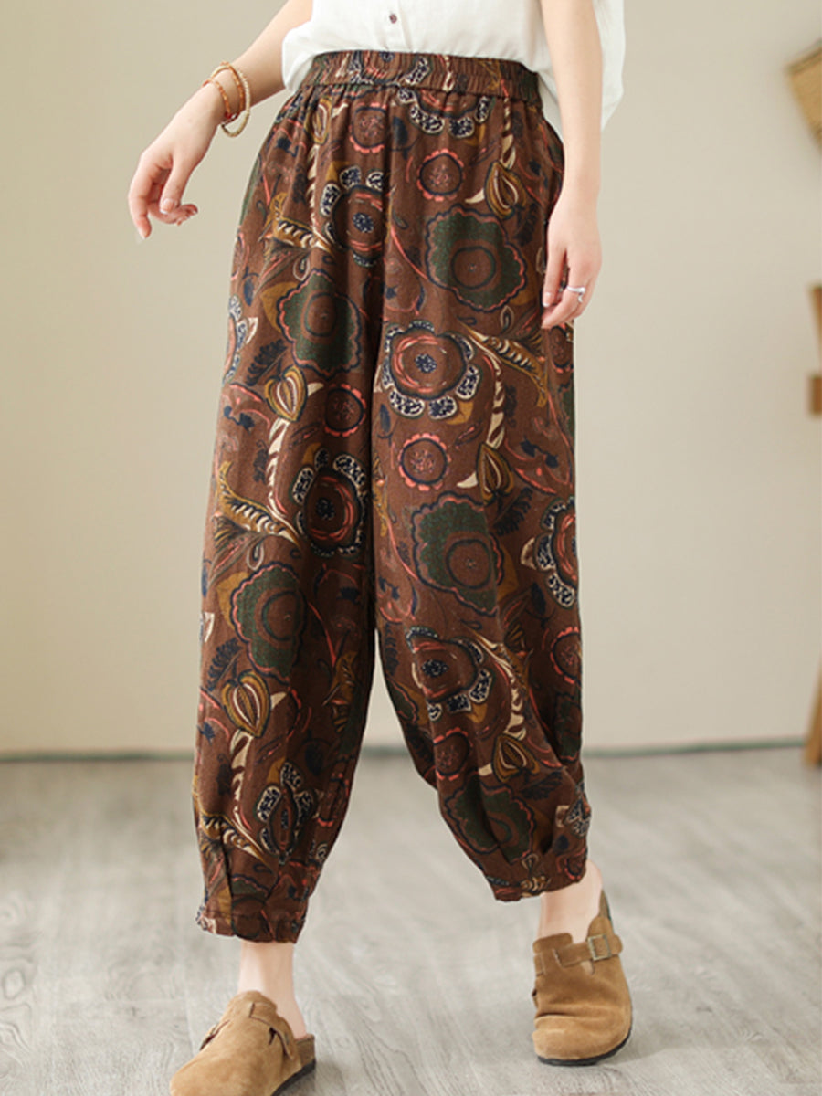 Vintage printed pant