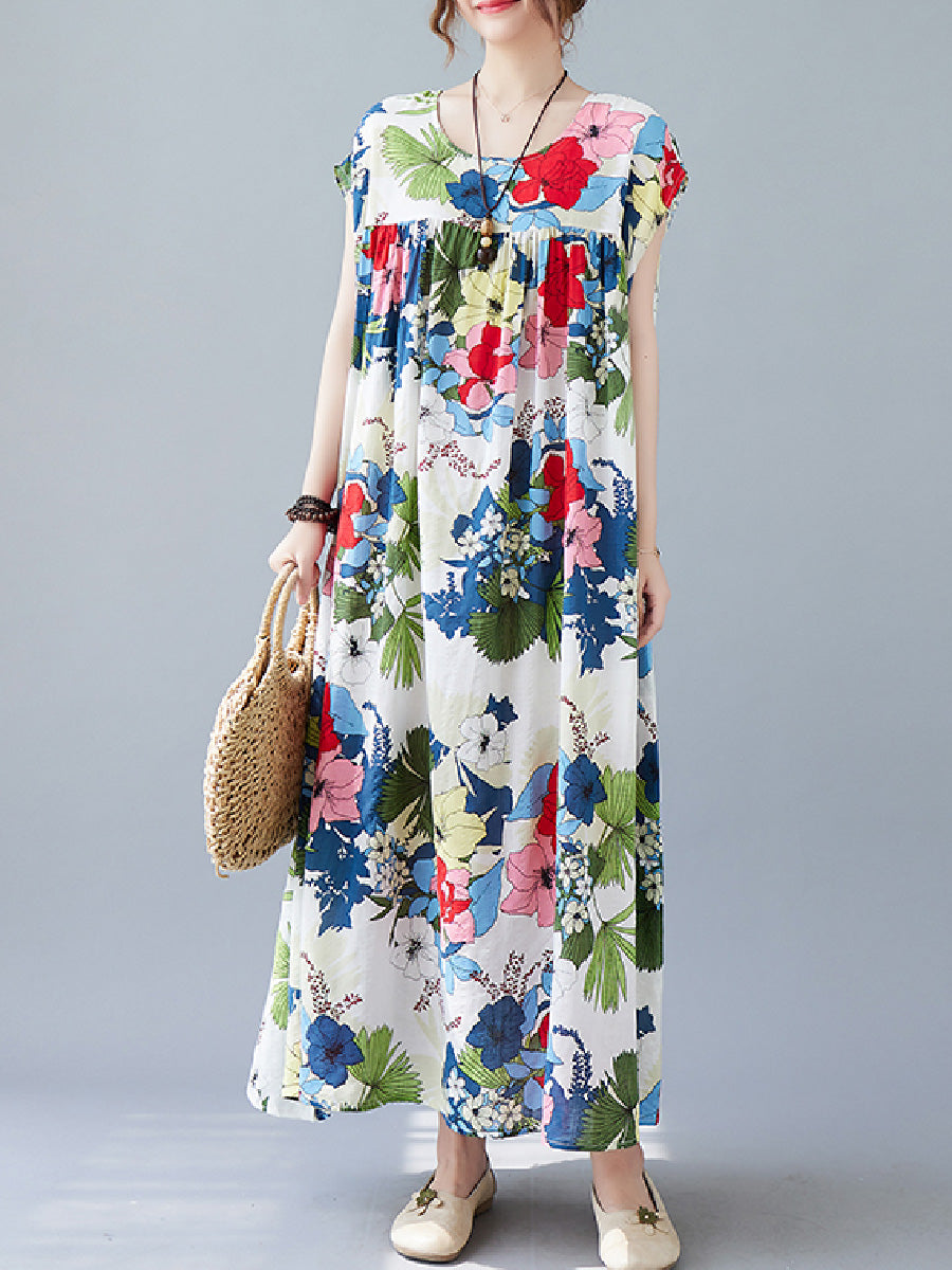 Floral Loose Casual Dress