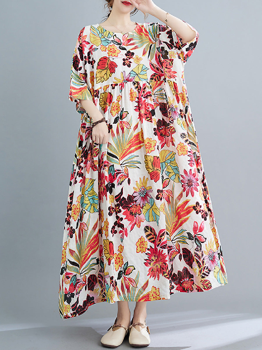 Floral Plus Size Dress