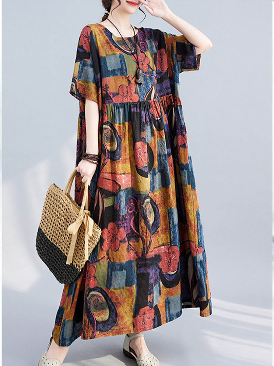 Retro Ethnic Style Dress