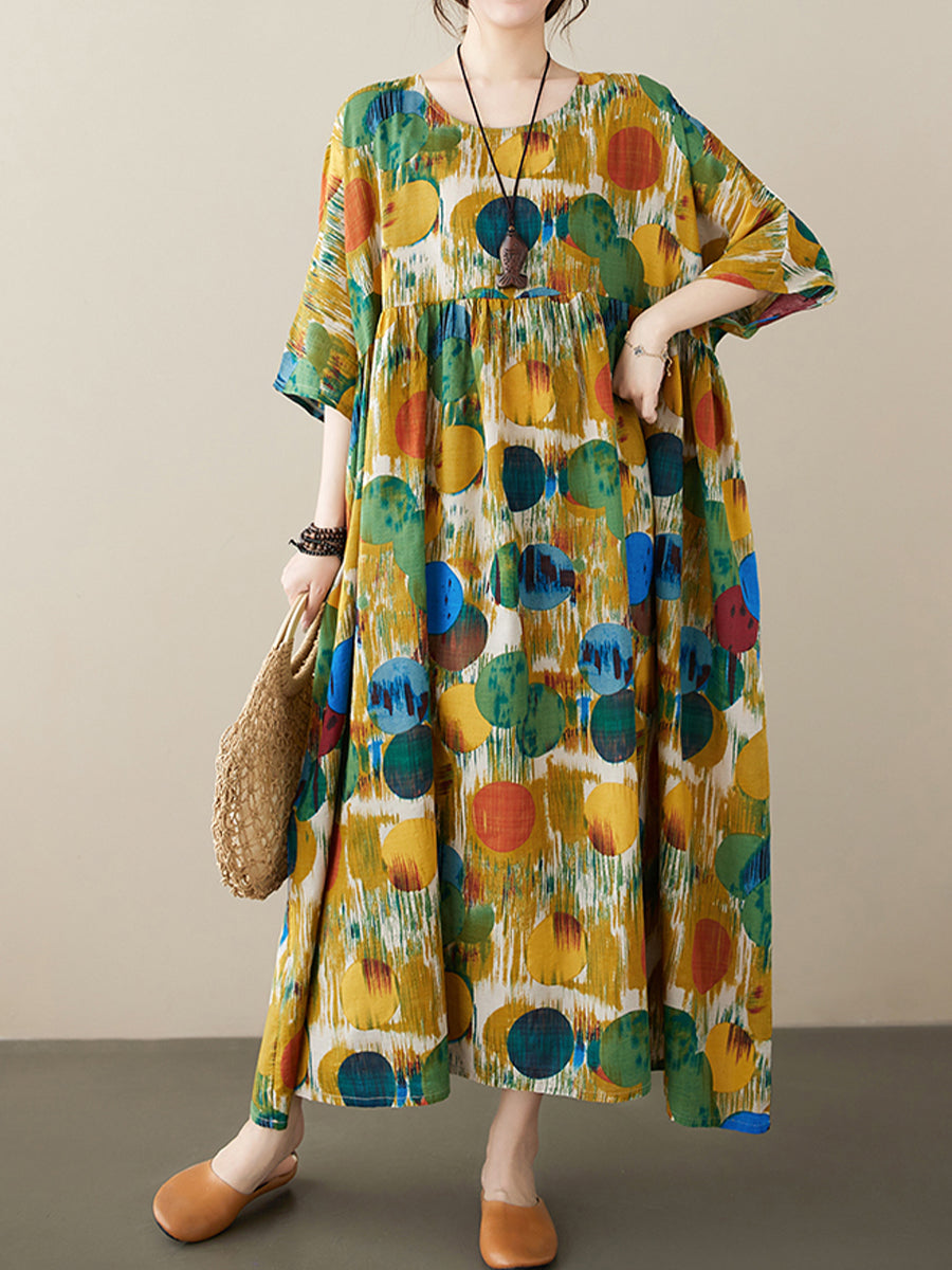 Enlarged Bohemian style dress