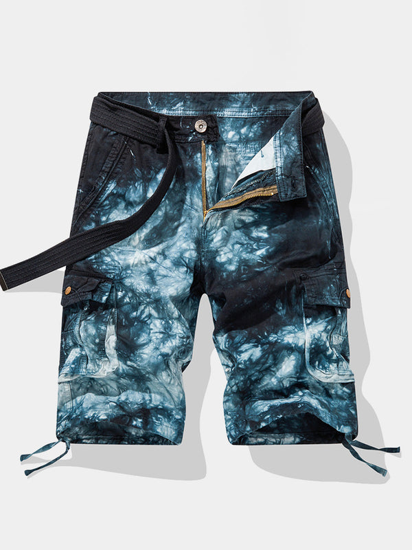 Men's Camo Loose Fit Cotton Casual Shorts