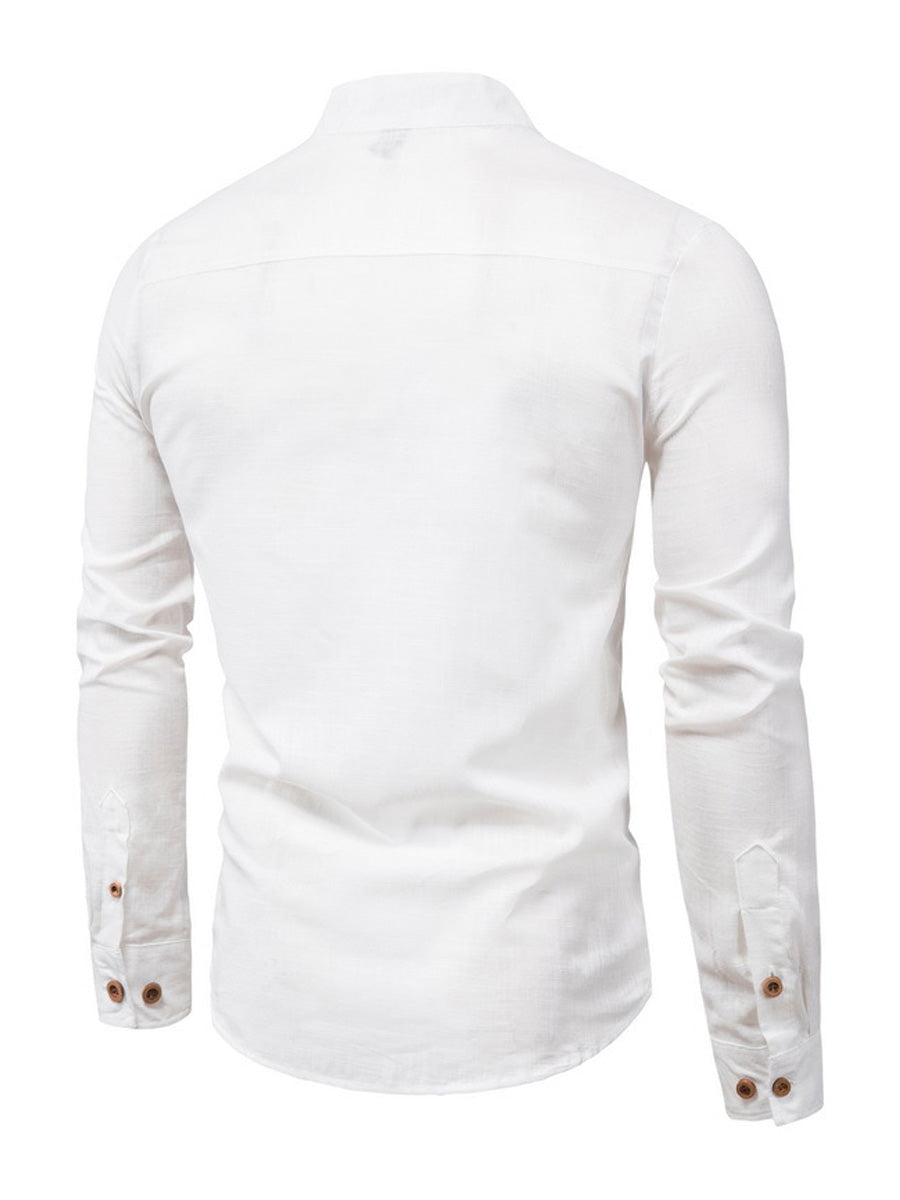 Men's Button casual Long Sleeve Shirt