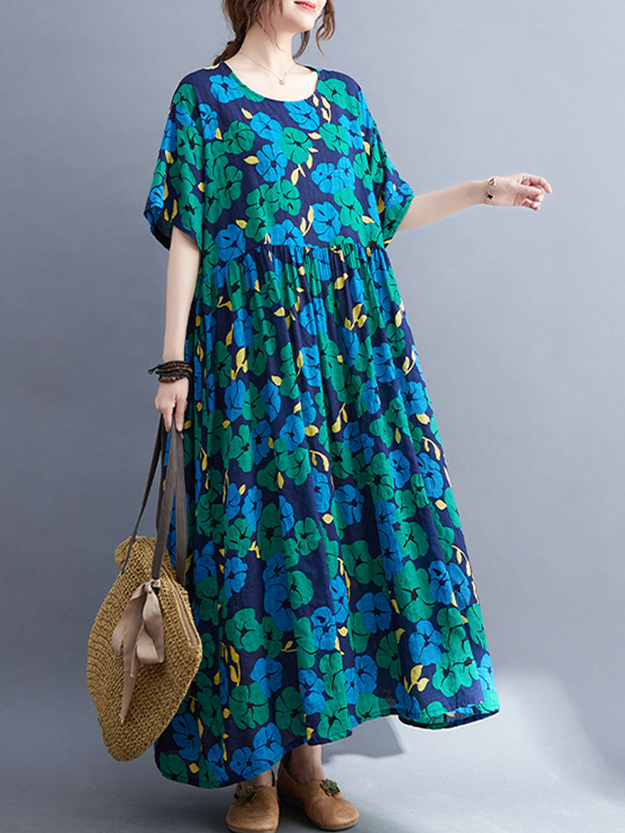 Floral Holiday Casual Dress