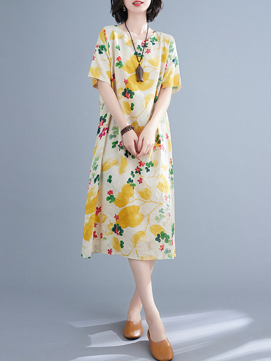 Floral Holiday Casual Dress