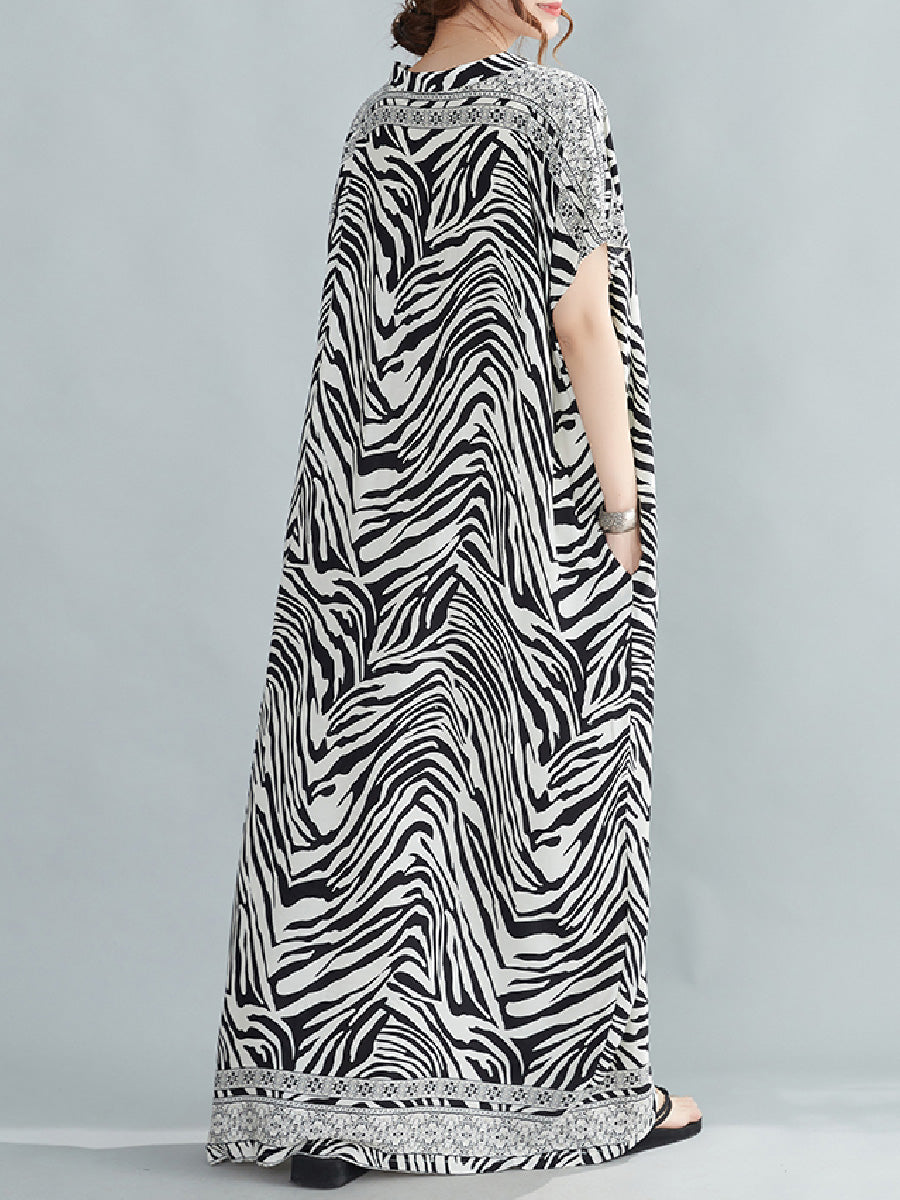 Zebra print Casual dress