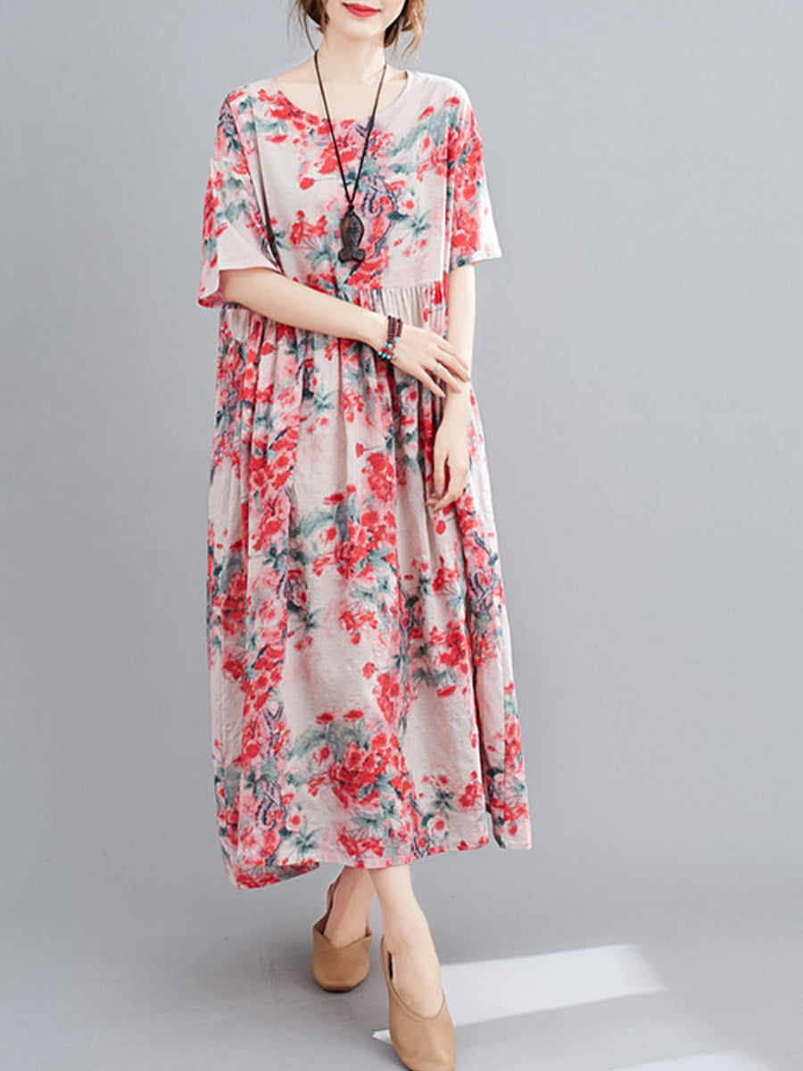 Floral Holiday Casual Dress