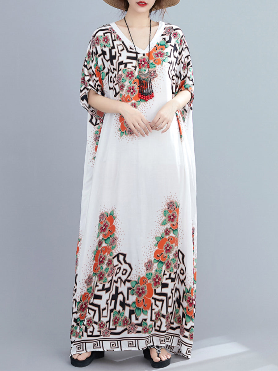 Ethnic printed long dress