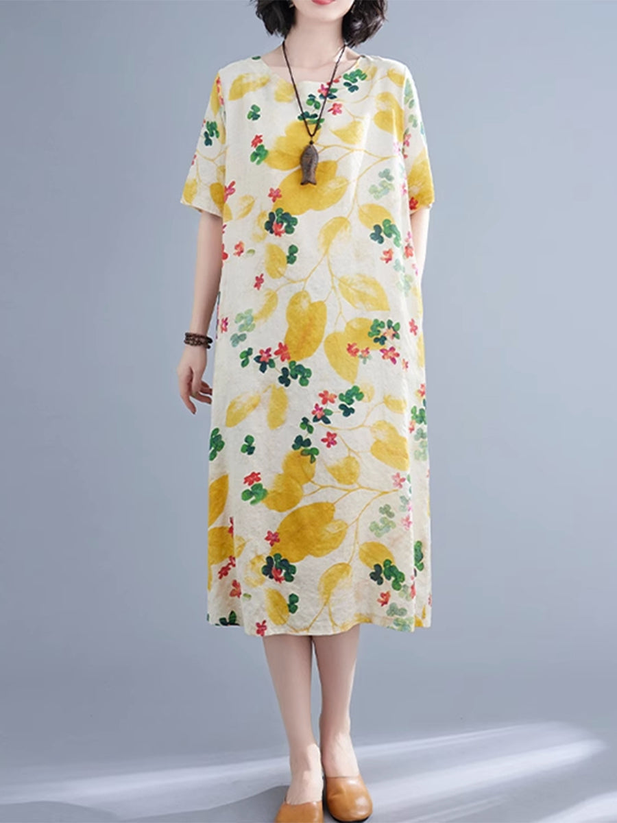 Floral Holiday Casual Dress