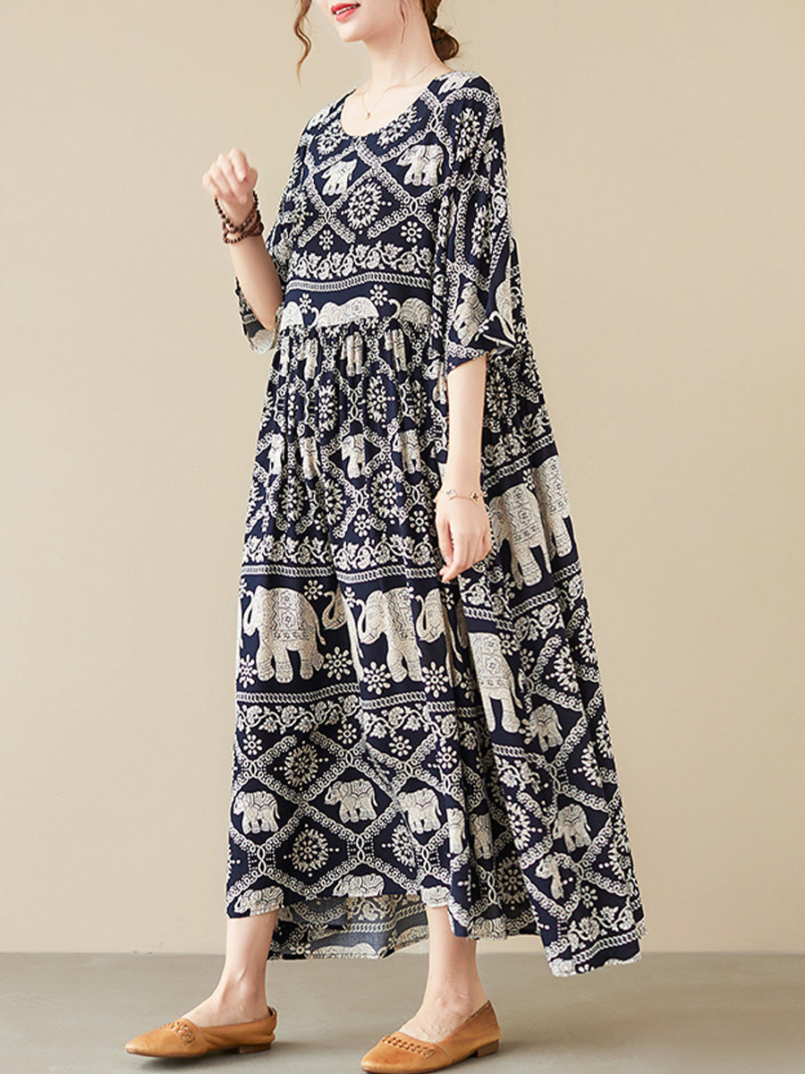 Oversized ethnic style dress