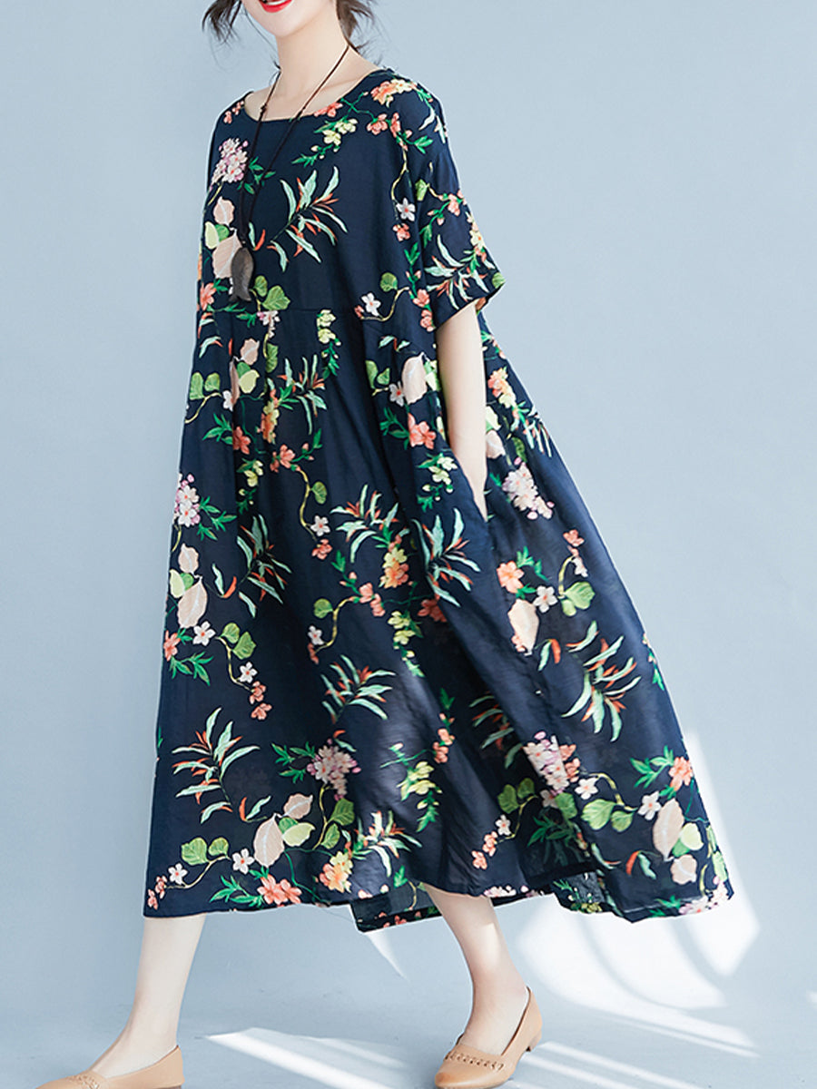 Floral Holiday Casual Dress