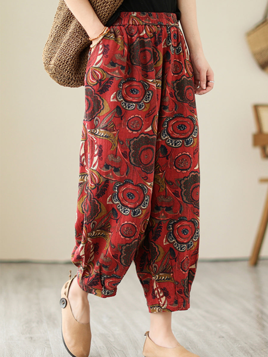 Vintage printed pant