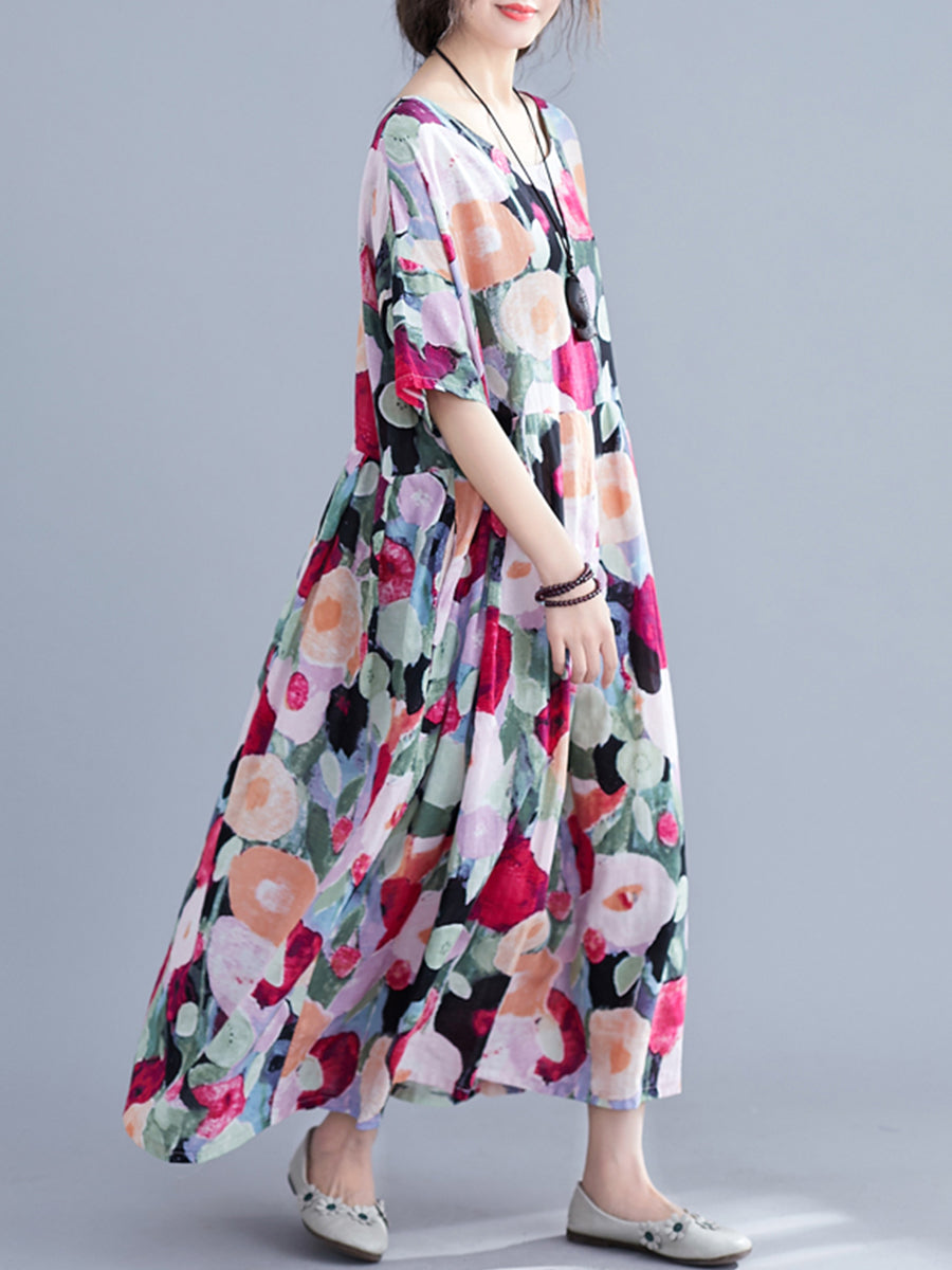 Floral Holiday Casual Dress