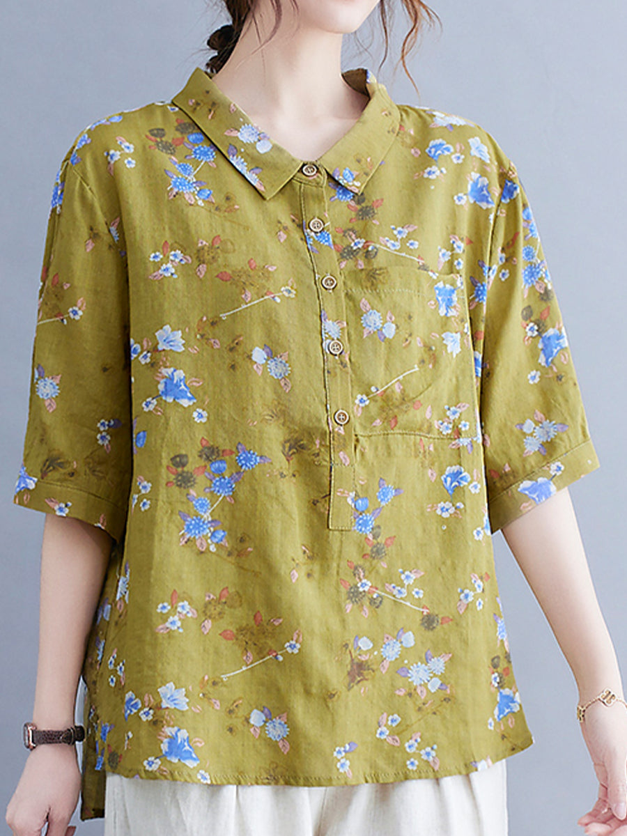 Floral oversized top