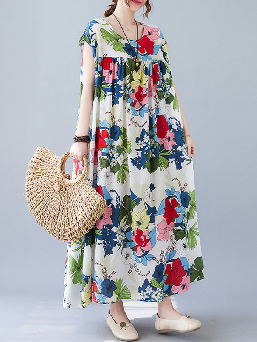 Floral Loose Casual Dress