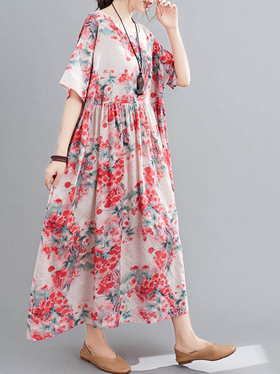 Floral Holiday Casual Dress