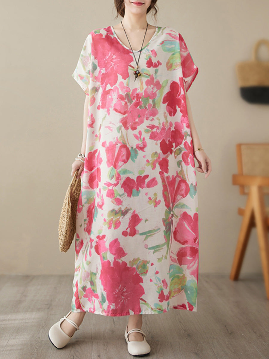 Floral Holiday Casual Dress