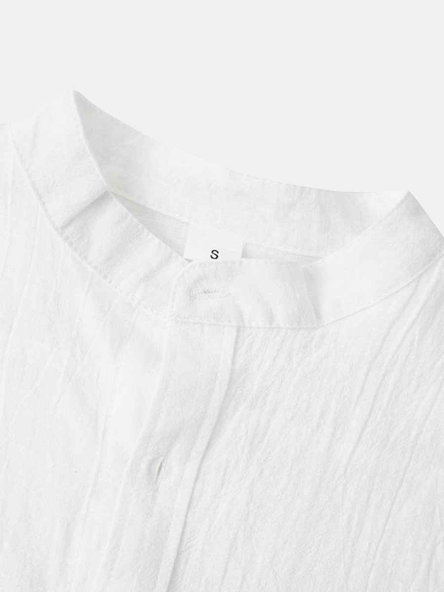 Chemise décontractée à manches longues pour hommes