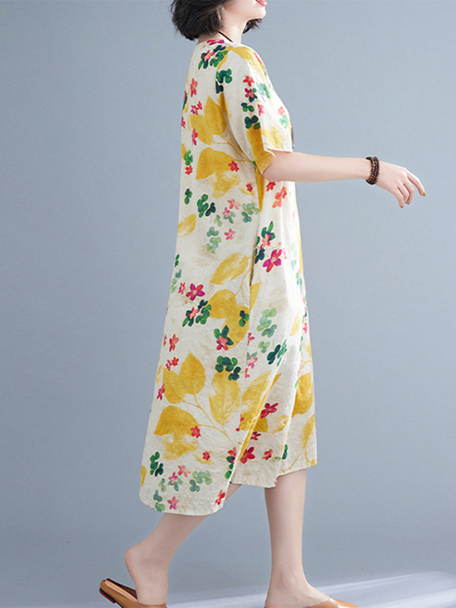 Floral Holiday Casual Dress