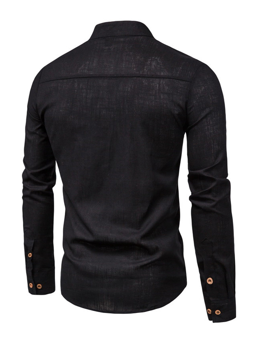 Men's Button casual Long Sleeve Shirt