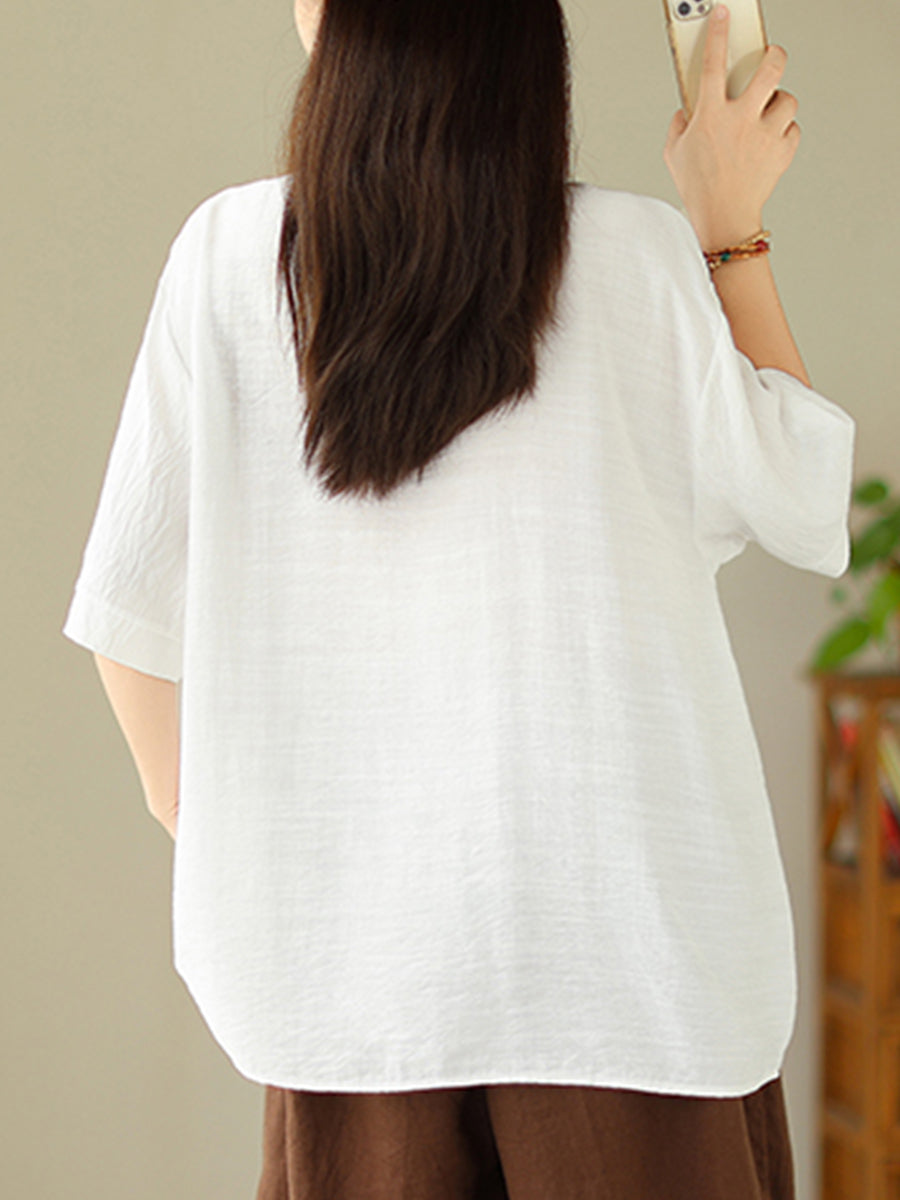 Minimalist printed casual shirt