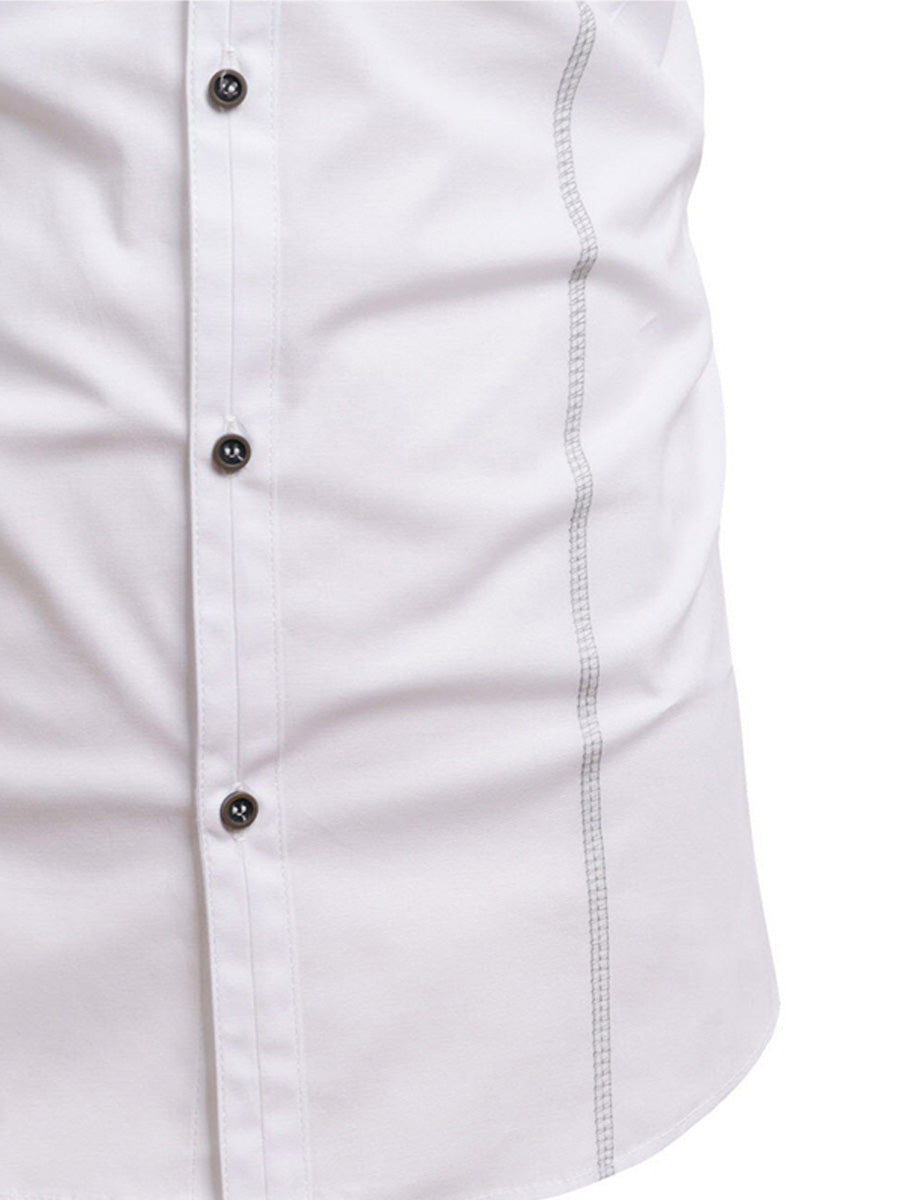 Camicia a maniche lunghe casual da uomo