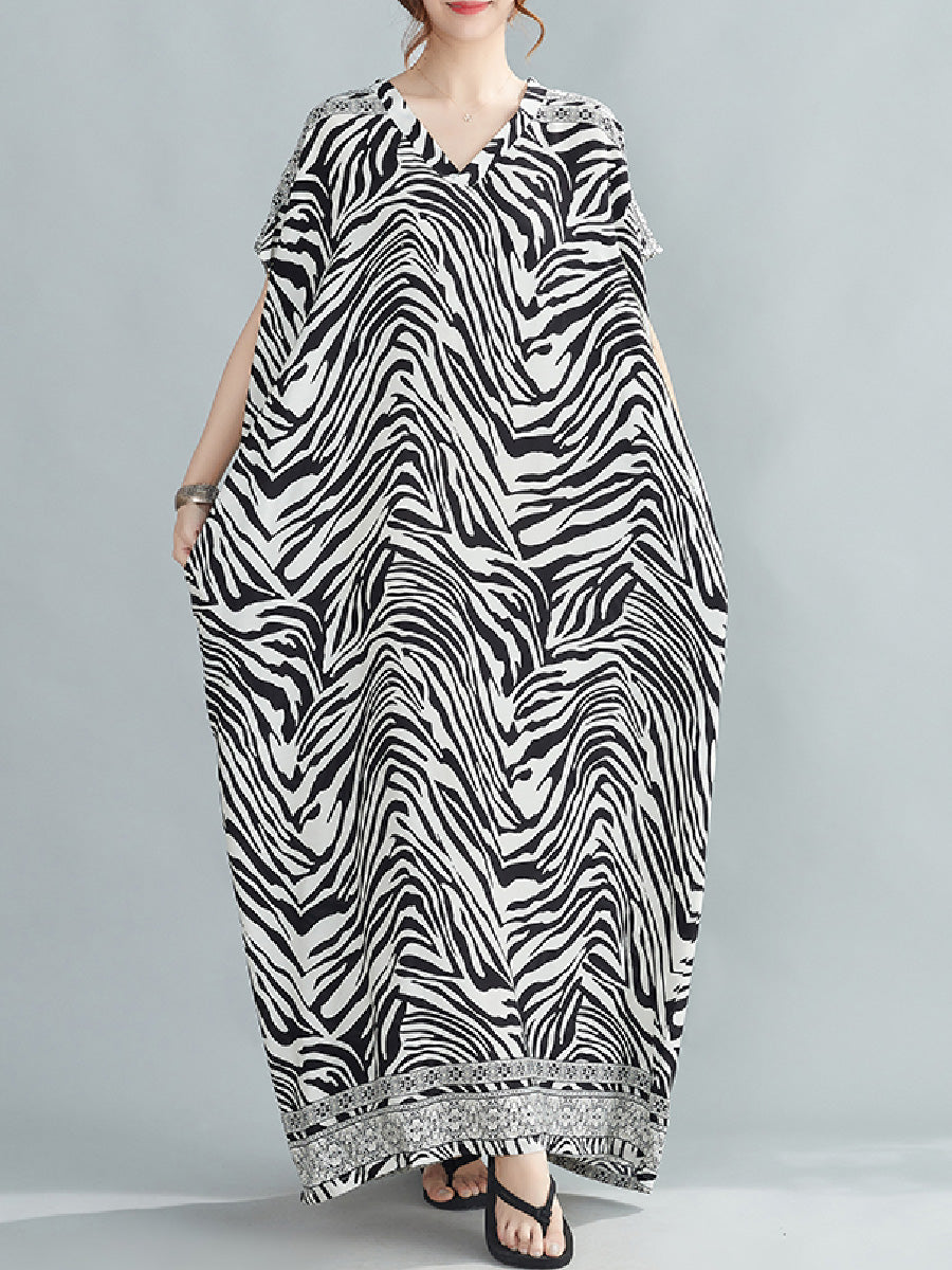 Zebra print Casual dress