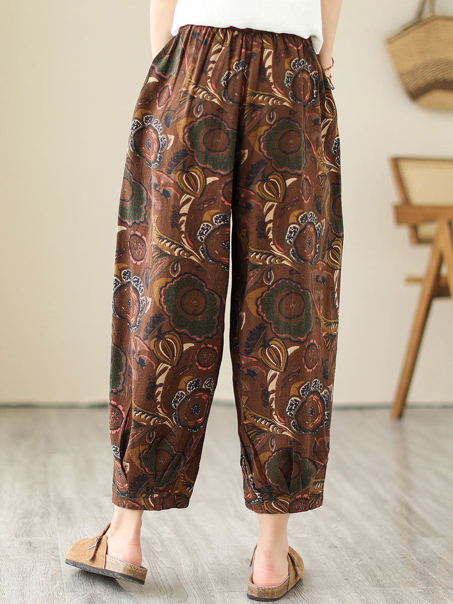 Vintage printed pant