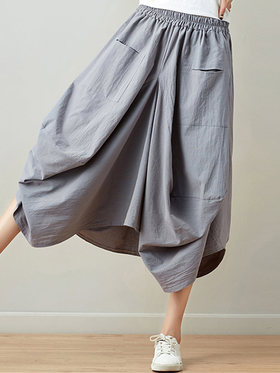 Oversized Slim Lantern Skirt