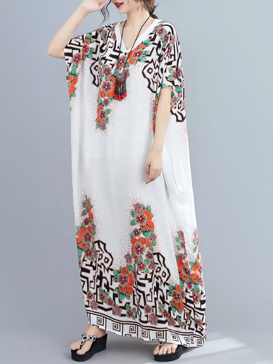 Ethnic printed long dress