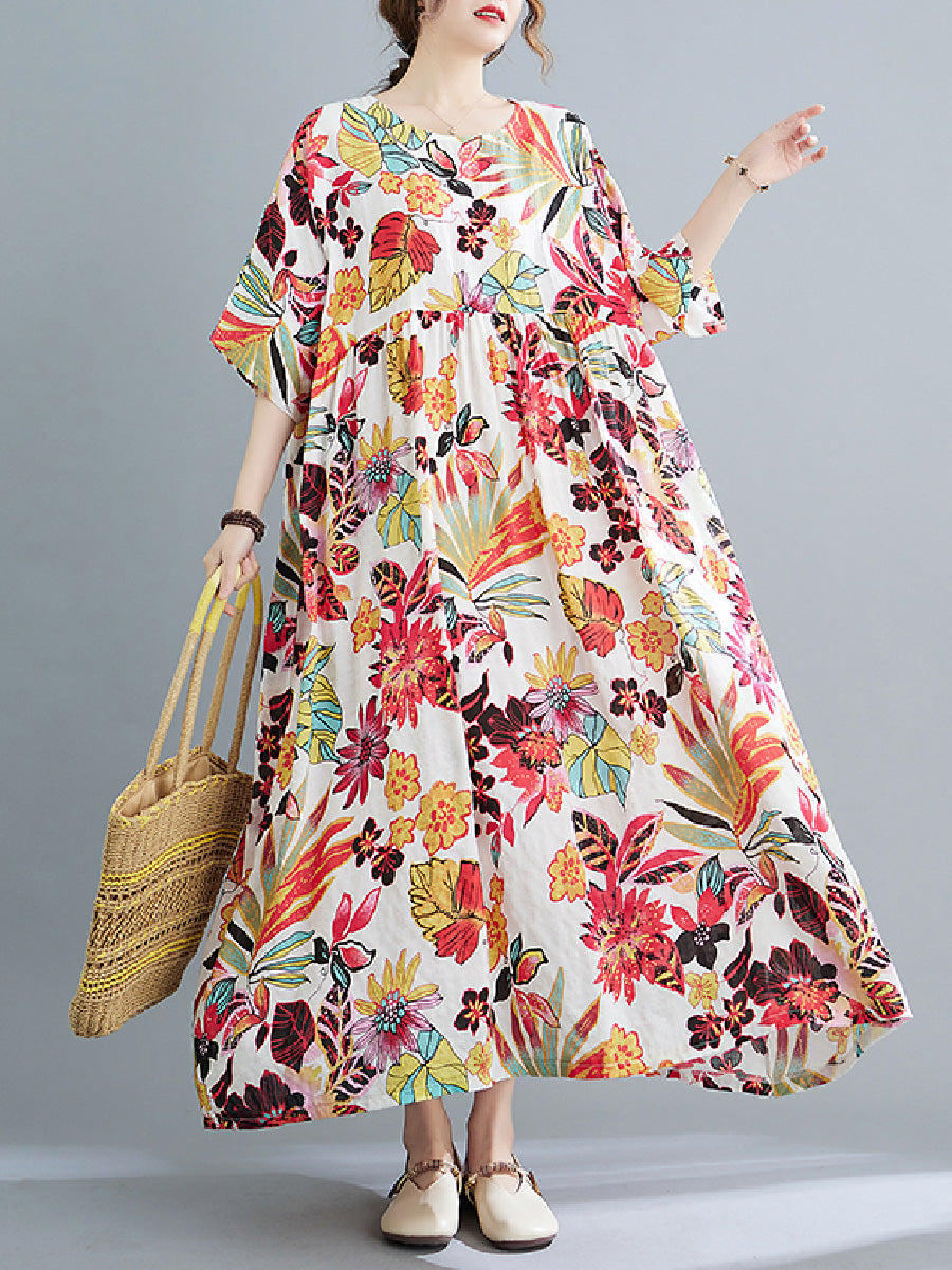 Floral Plus Size Dress