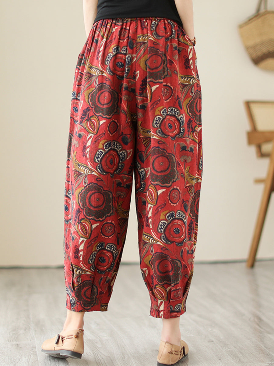 Vintage printed pant