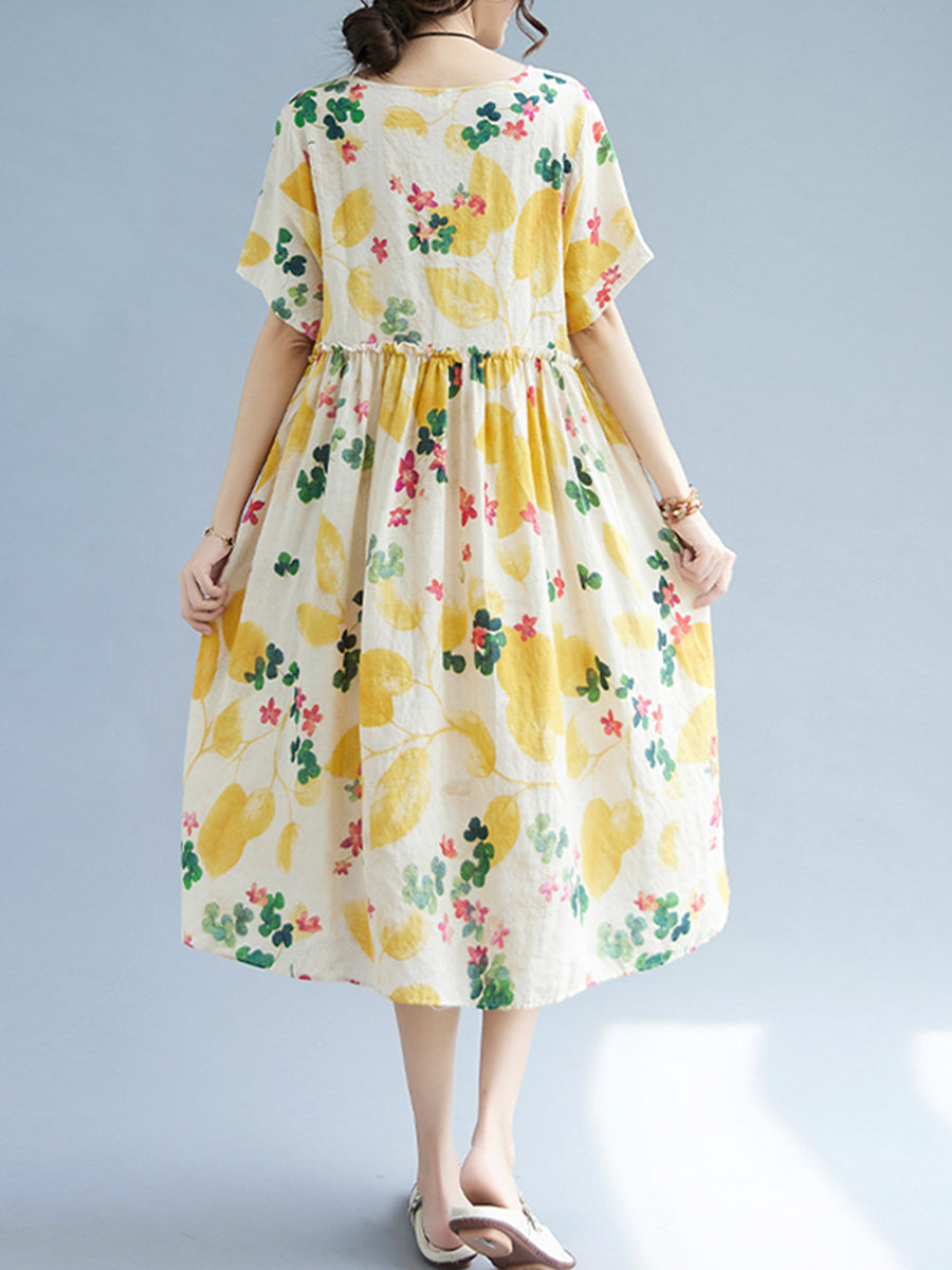 Floral Holiday Casual Dress