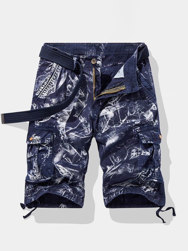 Men's Camo Loose Fit Cotton Casual Shorts