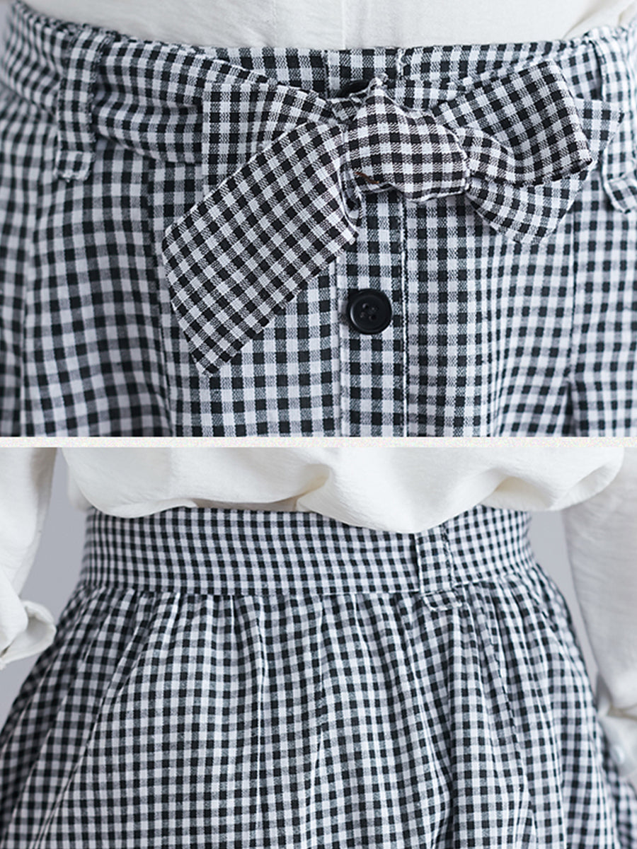 Vintage plaid skirt