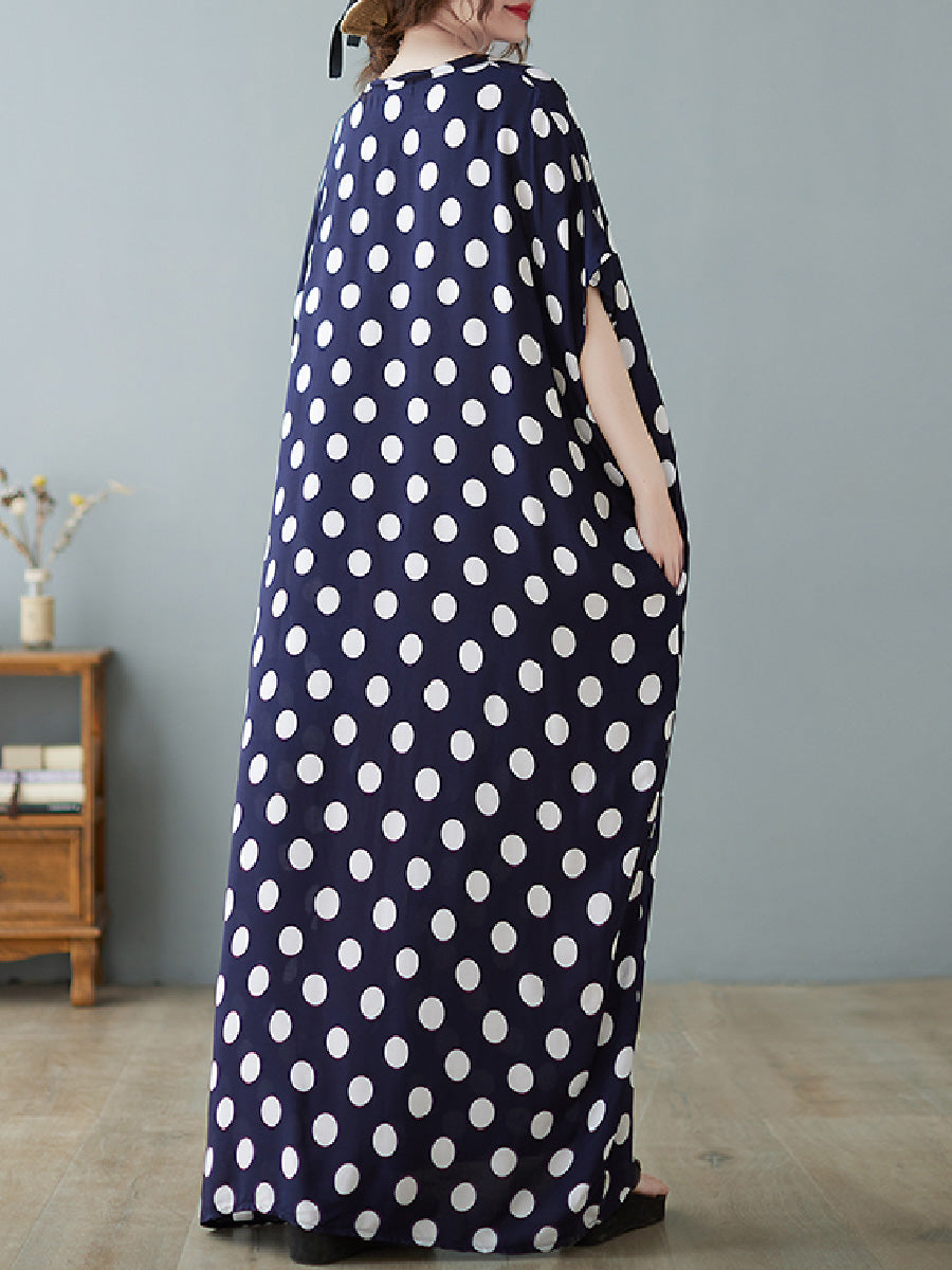 Dot printed cotton Dress