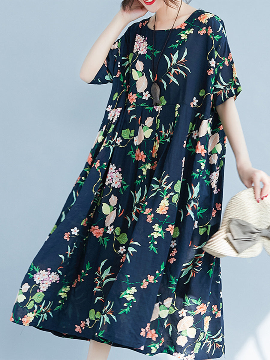 Floral Holiday Casual Dress