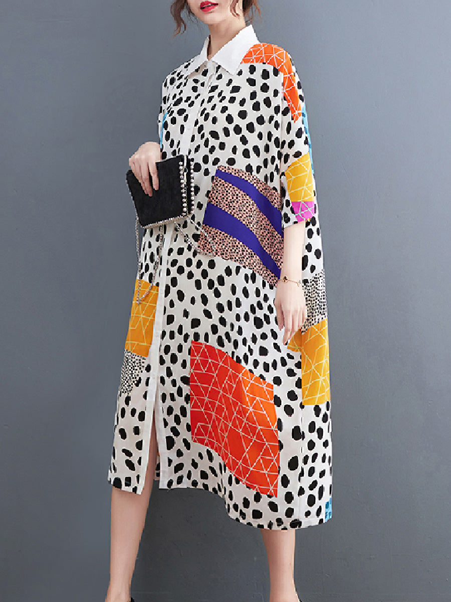 Summer Fashion Print Loose Dress